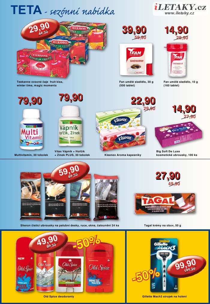 leták TETA drogerie strana 1 leták TETA drogerie strana 1