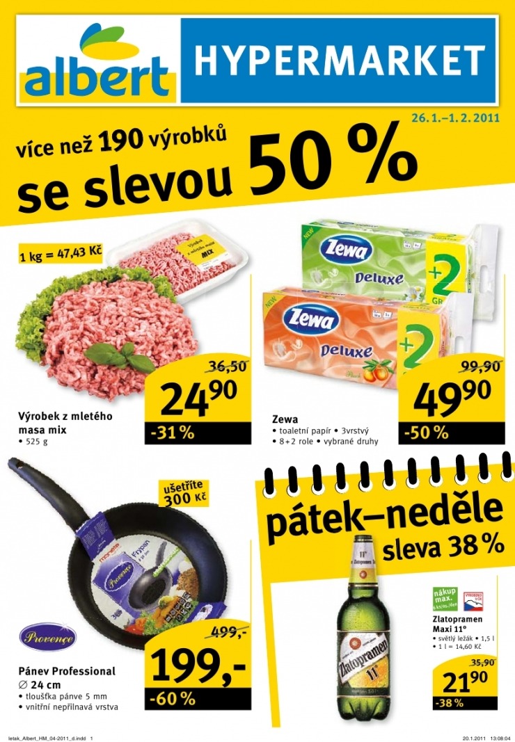 leták Albert Hypermarket leták strana 1 leták Albert Hypermarket leták strana 1