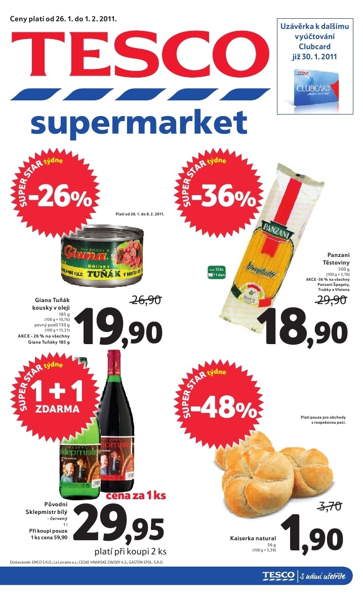 leták Tesco akční leták strana 1 leták Tesco akční leták strana 1