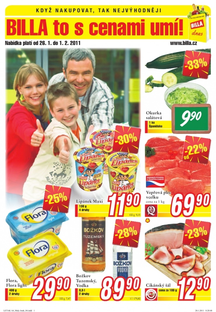 letk Billa letk strana 1