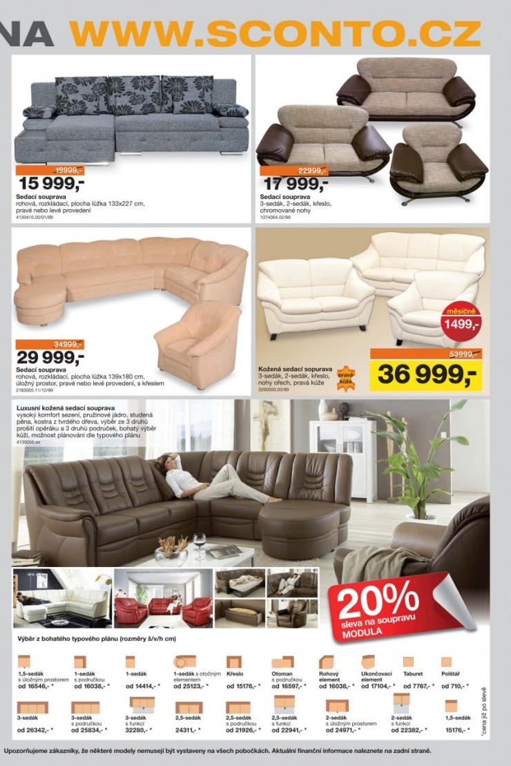 leták Sconto nábytek leták strana 1 leták Sconto nábytek leták strana 1