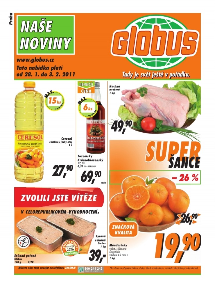 leták Globus leták strana 1 leták Globus leták strana 1