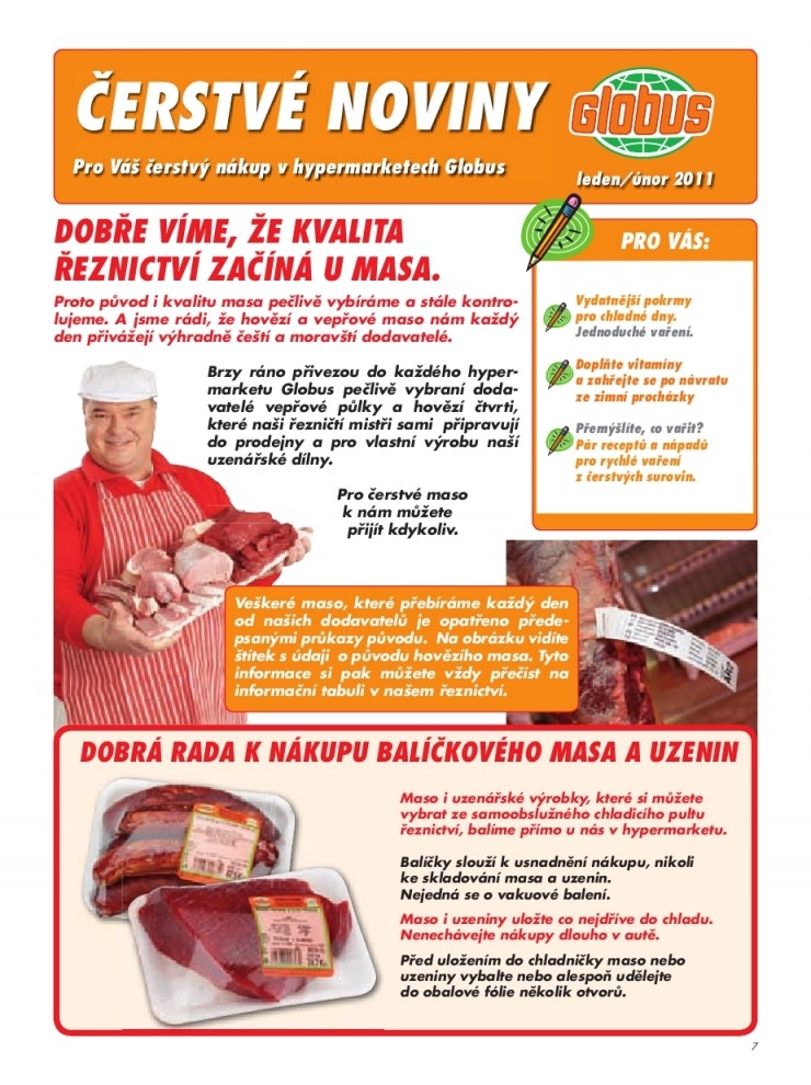 leták Globus leták strana 1 leták Globus leták strana 1