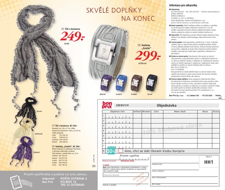 leták Bonprix strana 1 leták Bonprix strana 1
