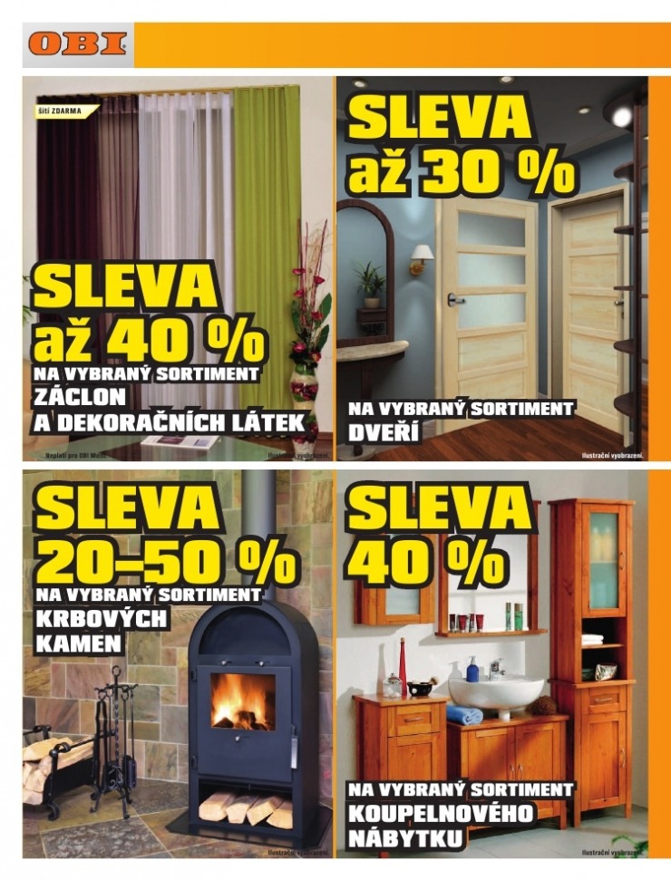 leták Obi aktuální leták strana 1 leták Obi aktuální leták strana 1