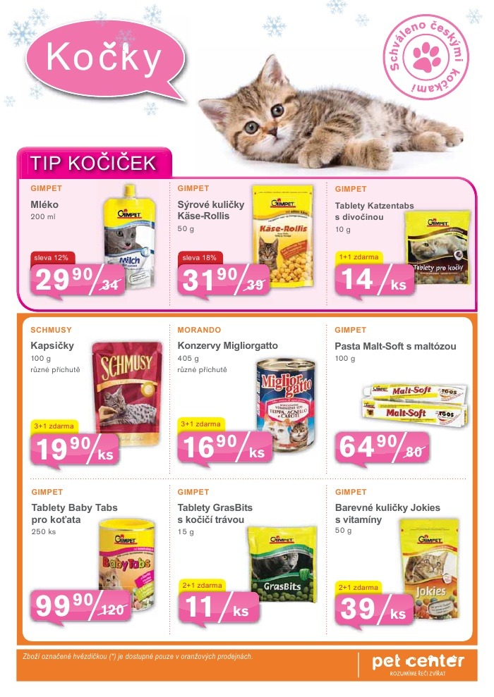 leták Pet Center strana 1 leták Pet Center strana 1