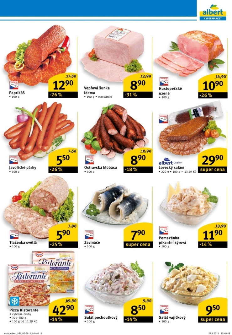 leták Albert Hypermarket aktuální leták strana 1 leták Albert Hypermarket aktuální leták strana 1