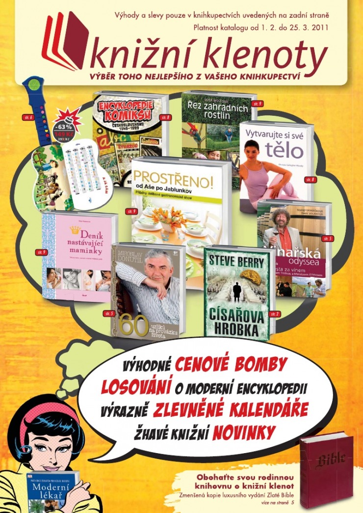 leták Knižní klenoty strana 1 leták Knižní klenoty strana 1