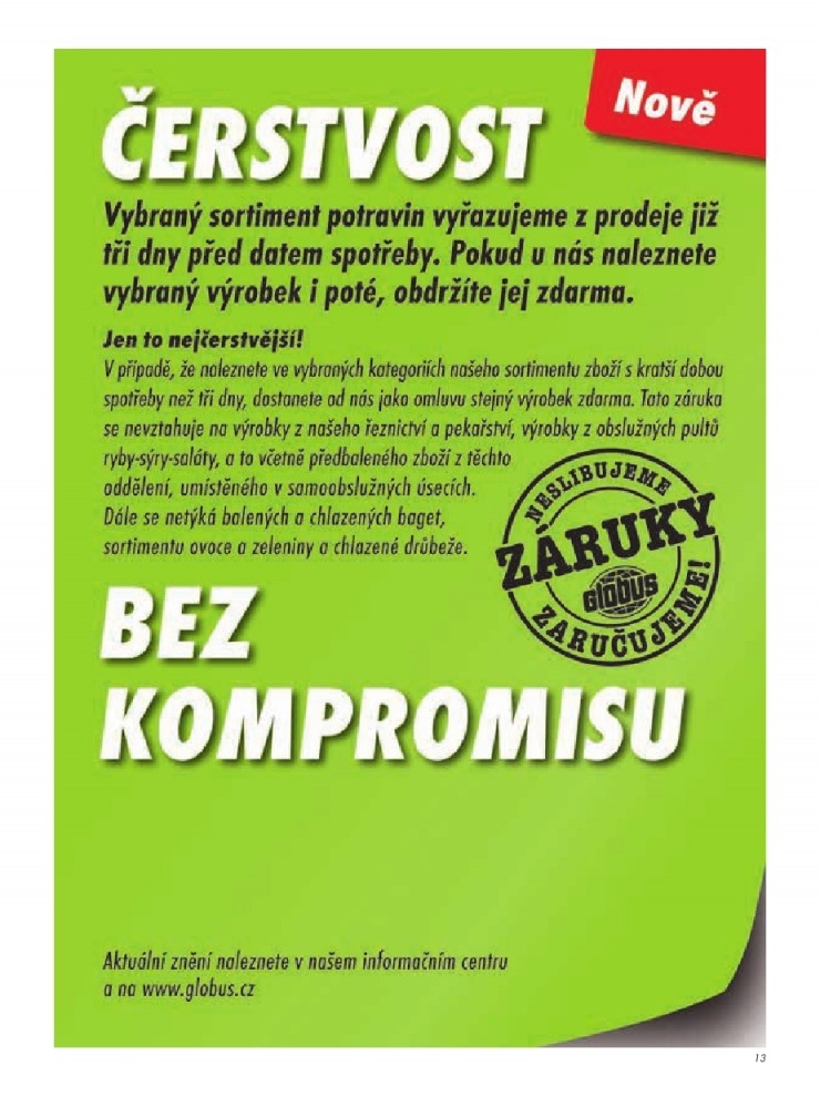 leták Globus leták strana 1 leták Globus leták strana 1