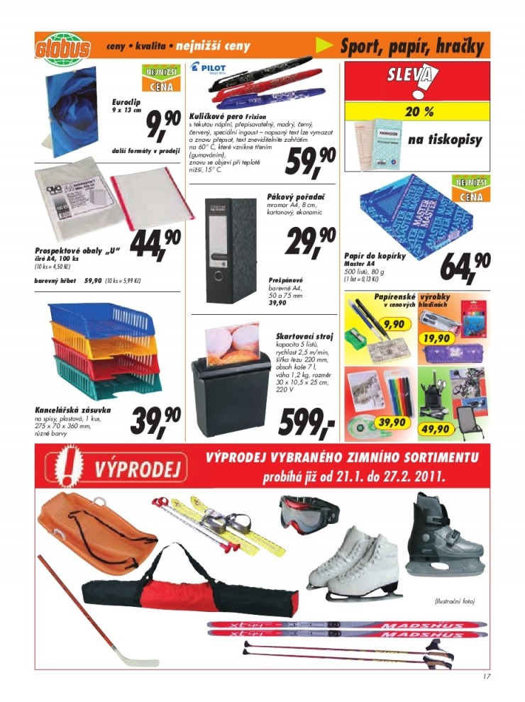 leták Globus leták strana 1 leták Globus leták strana 1