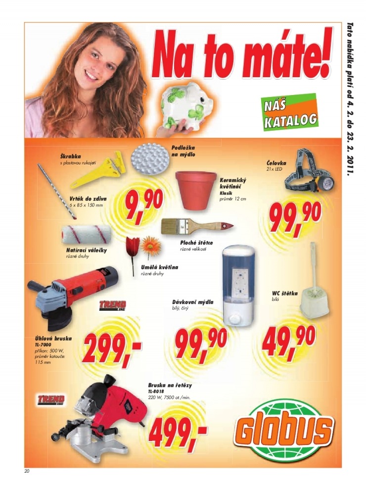 leták Globus leták strana 1 leták Globus leták strana 1