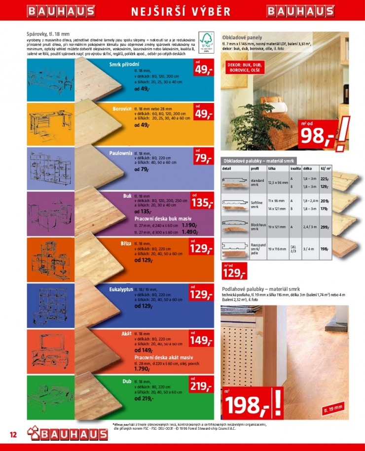 leták Bauhaus akční leták strana 1 leták Bauhaus akční leták strana 1