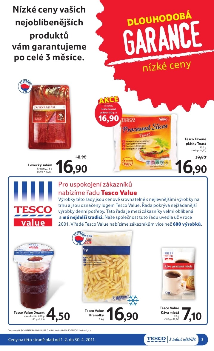 leták Tesco leták strana 1 leták Tesco leták strana 1