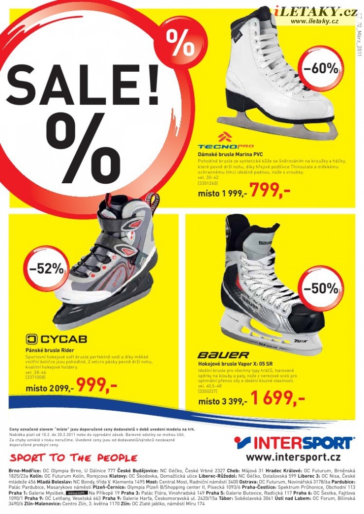 leták Intersport strana 1 leták Intersport strana 1