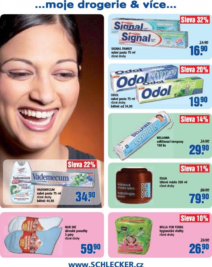 leták Schlecker akční leták strana 1 leták Schlecker akční leták strana 1
