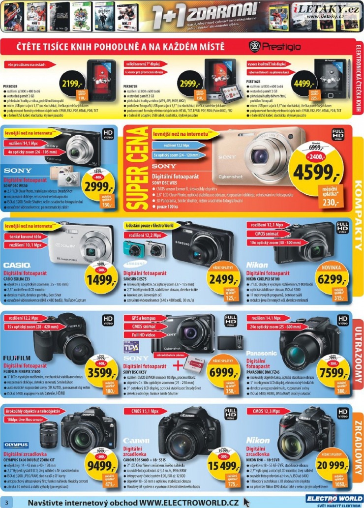 leták Electro World strana 1 leták Electro World strana 1