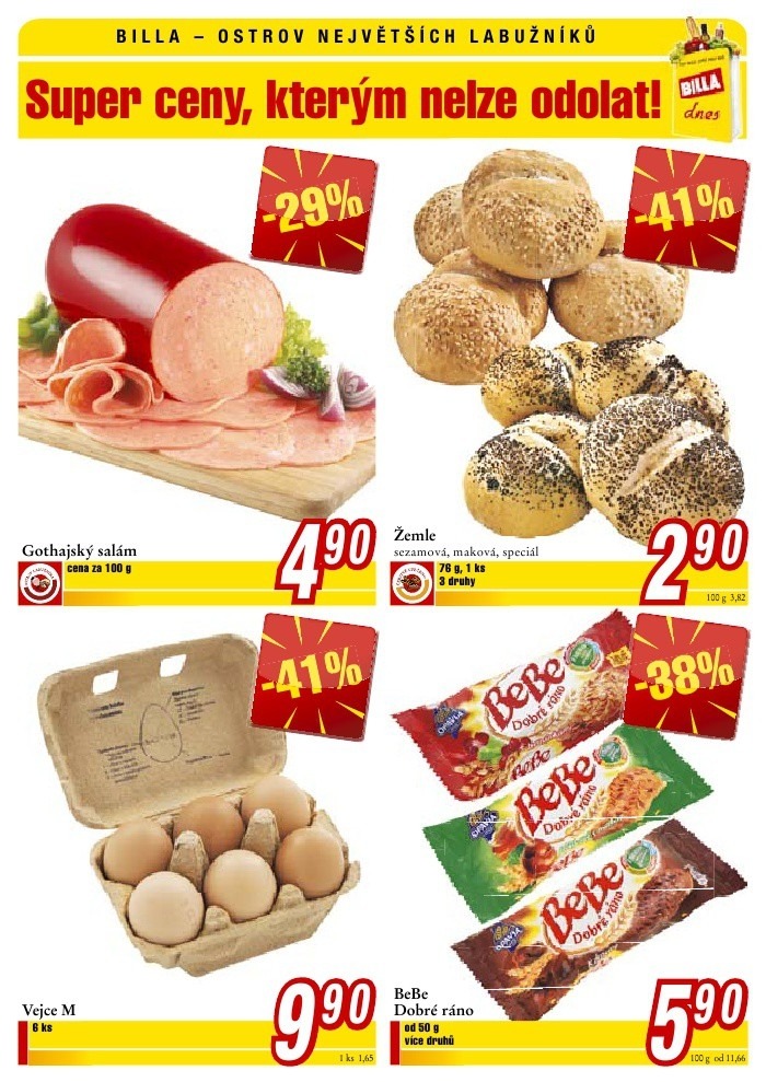 leták Billa leták strana 1 leták Billa leták strana 1
