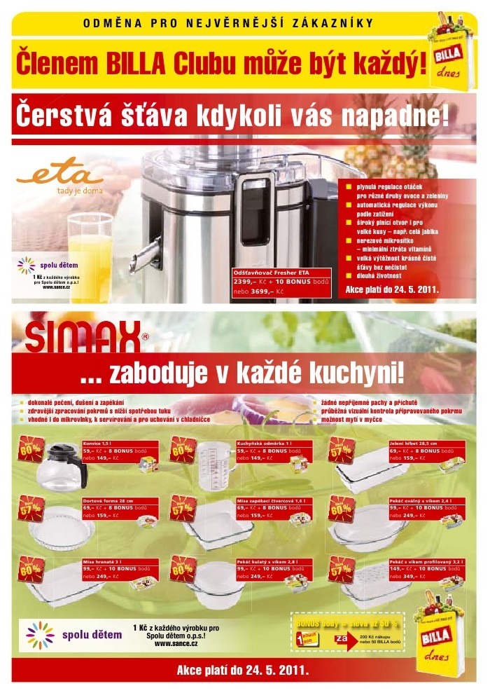 leták Billa leták strana 1 leták Billa leták strana 1