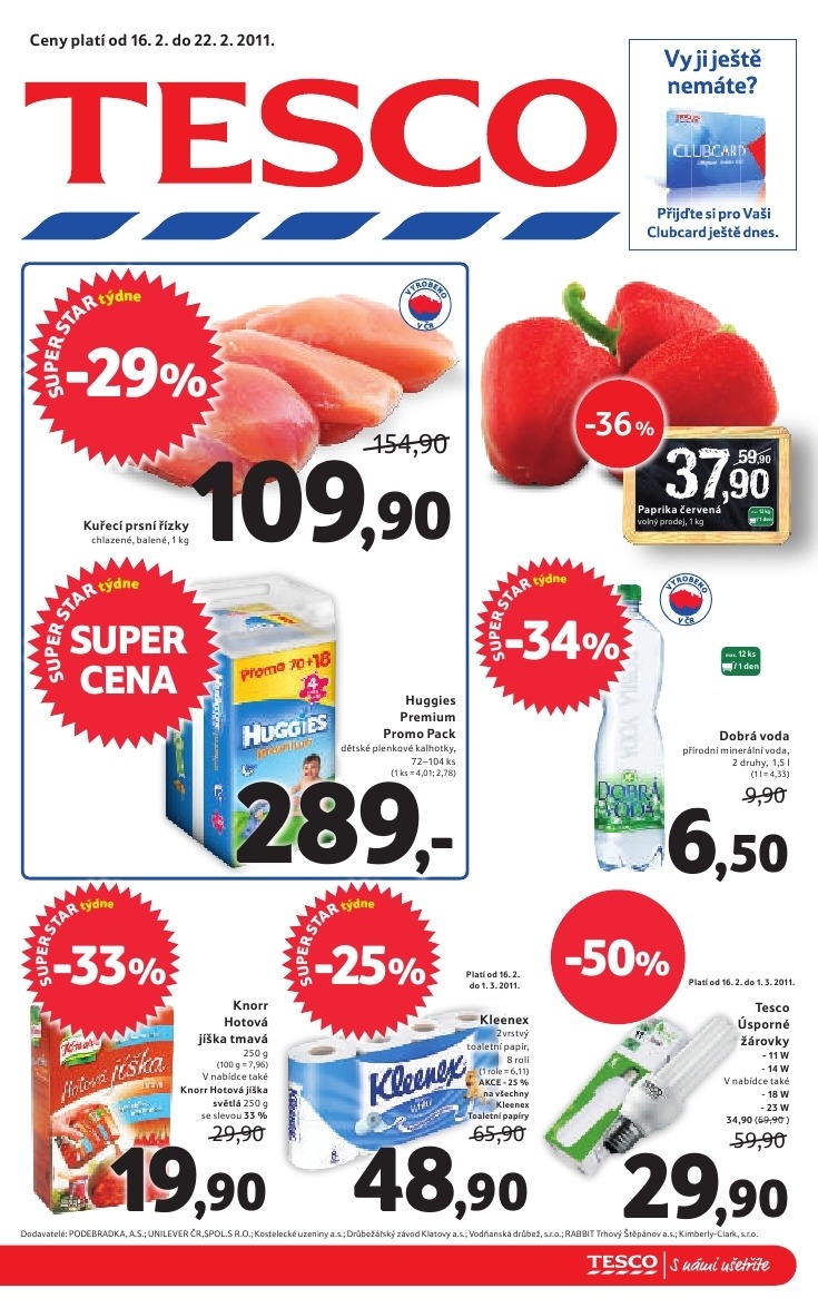 leták Tesco leták strana 1 leták Tesco leták strana 1