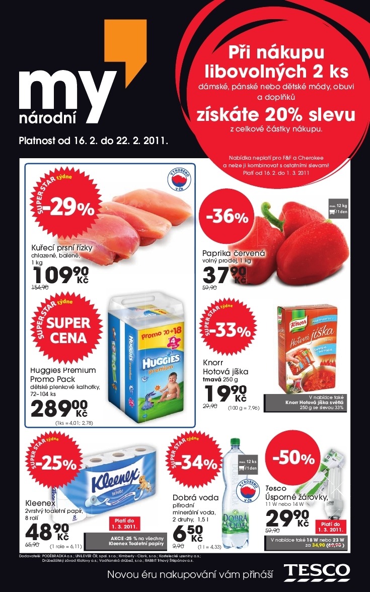 leták Tesco akční leták strana 1 leták Tesco akční leták strana 1
