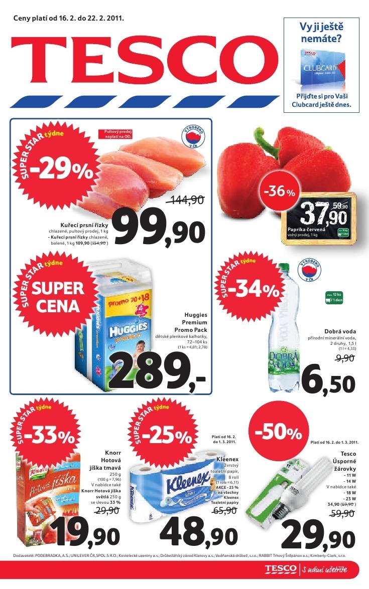 letk Tesco aktuln letk strana 1