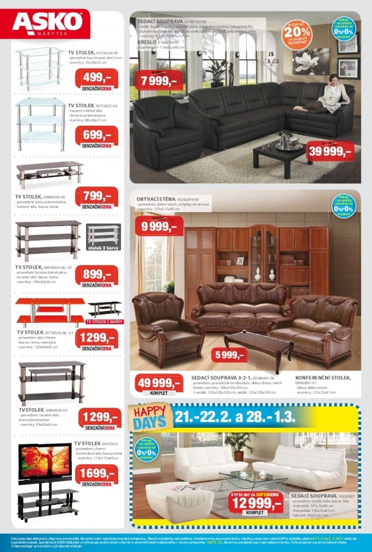 leták Asko nábytek leták strana 1 leták Asko nábytek leták strana 1
