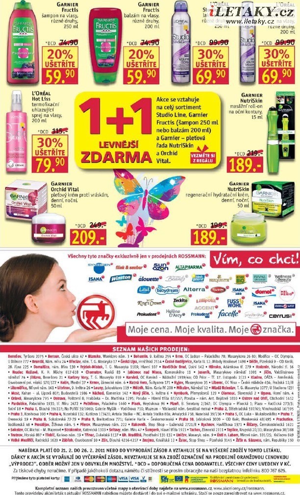 leták Rossmann strana 1 leták Rossmann strana 1