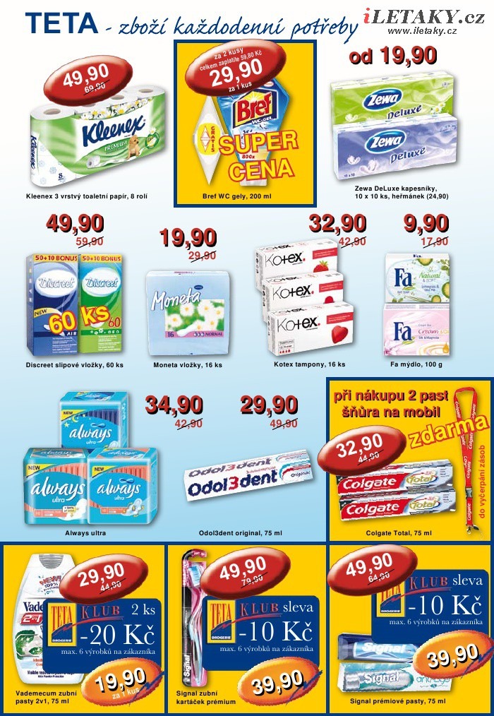 leták TETA drogerie strana 1 leták TETA drogerie strana 1