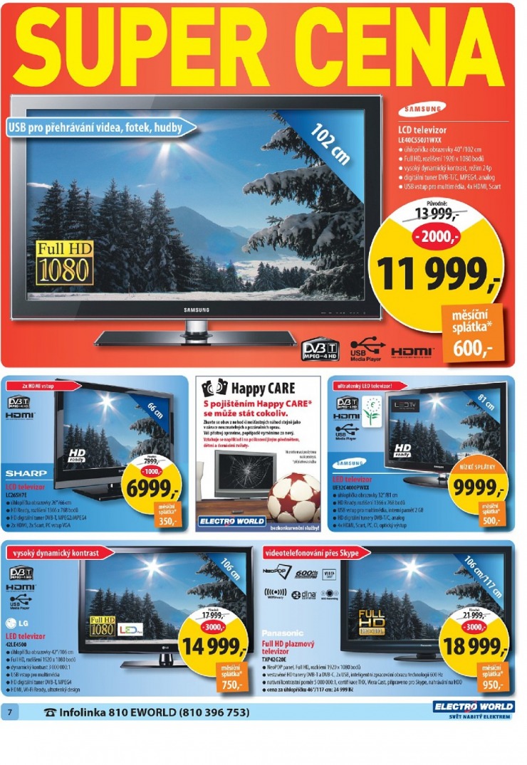 leták Electro World strana 1 leták Electro World strana 1