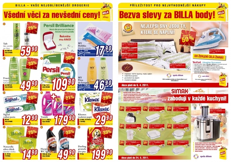 leták Billa leták strana 1 leták Billa leták strana 1