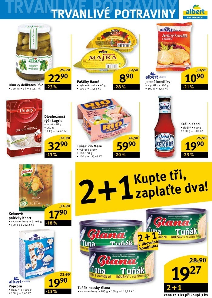 leták Albert Hypermakert leták strana 1 leták Albert Hypermakert leták strana 1