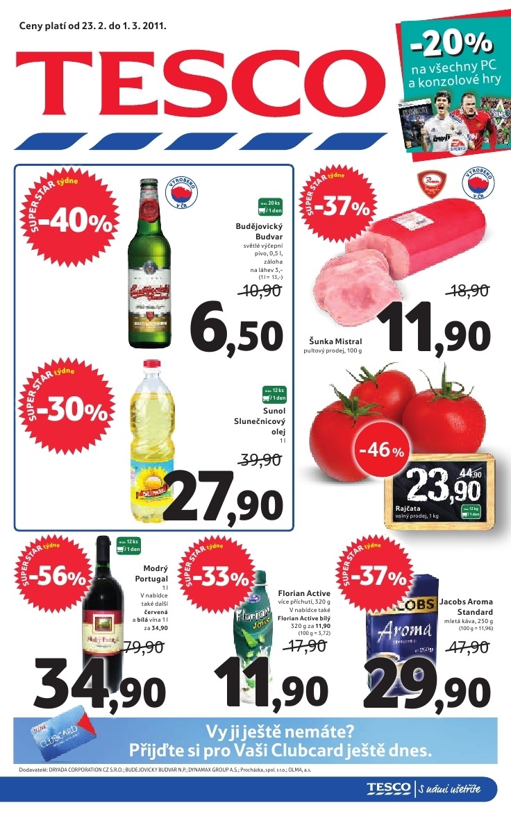 leták Tesco akční leták strana 1 leták Tesco akční leták strana 1