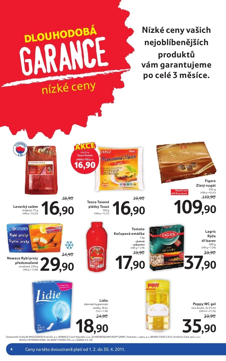 leták Tesco akční leták  strana 1 leták Tesco akční leták strana 1