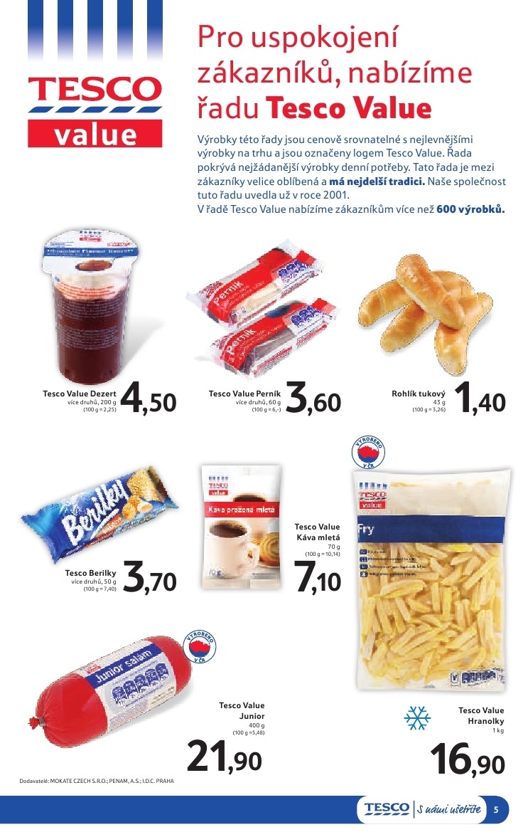 leták Tesco akční leták  strana 1 leták Tesco akční leták strana 1