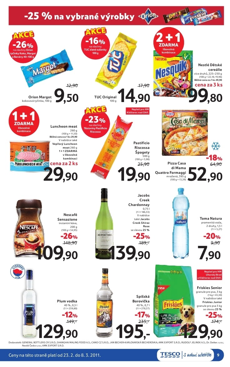 leták Tesco akční leták  strana 1 leták Tesco akční leták strana 1