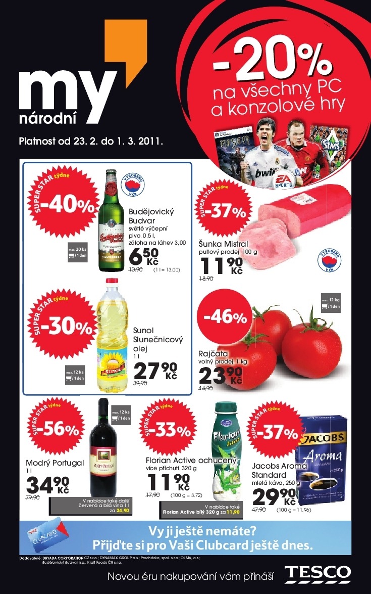 letk Tesco aktuln letk strana 1