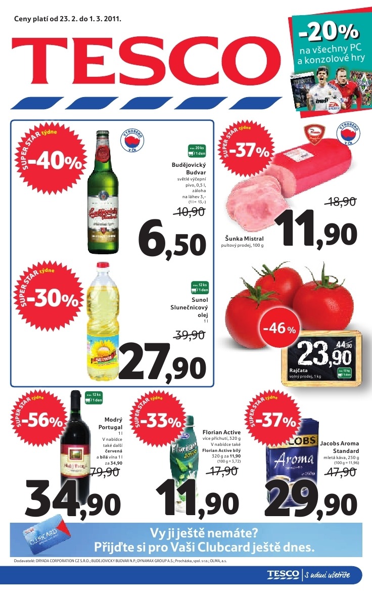 letk Tesco aktuln letk strana 1