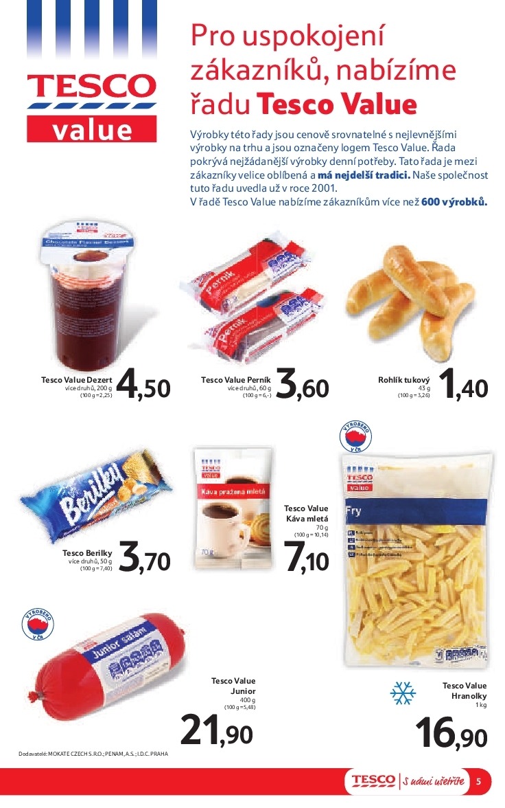 leták Tesco akční leták  strana 1 leták Tesco akční leták strana 1