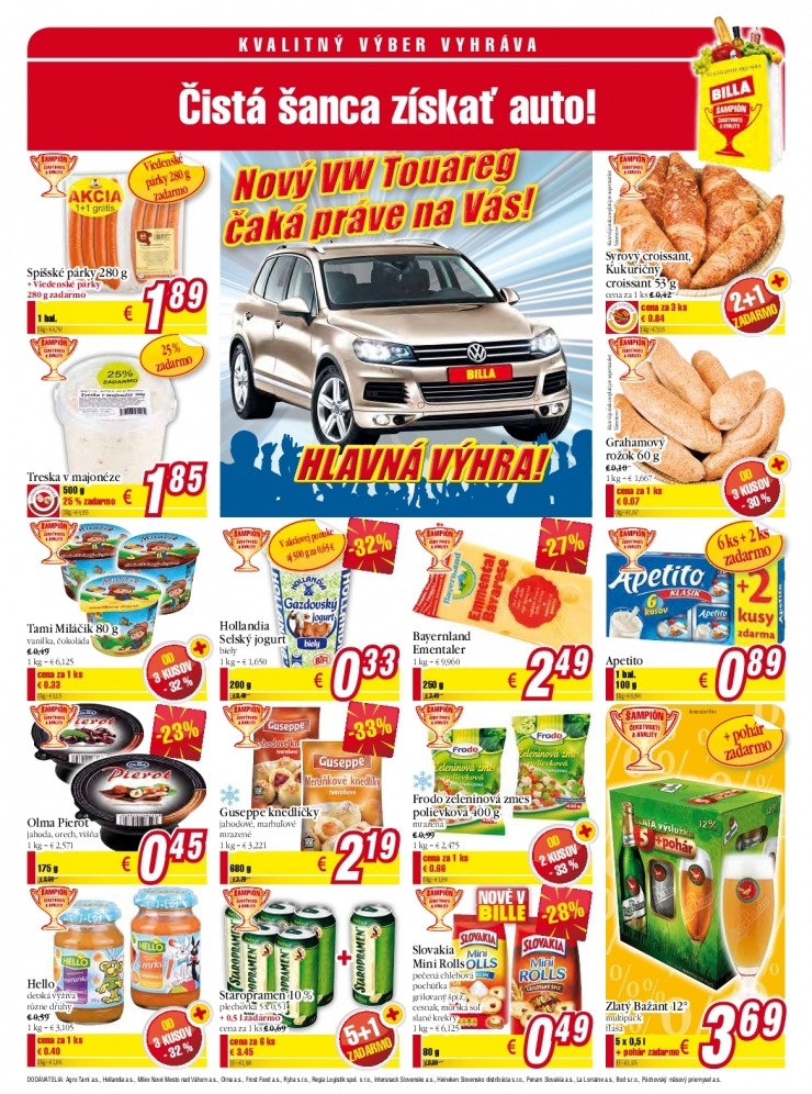 let�k Billa ak�n� let�k strana 1