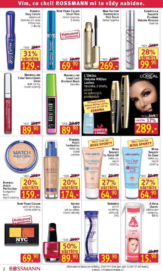 leták Rossmann strana 1 leták Rossmann strana 1
