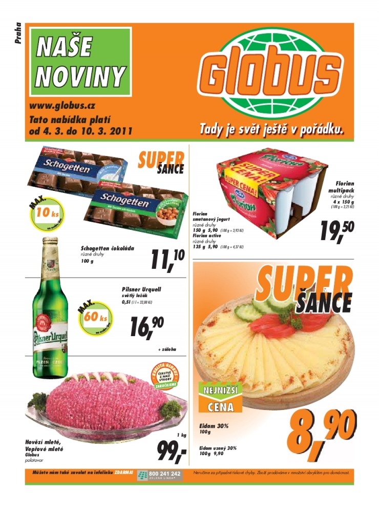 leták Globus leták strana 1 leták Globus leták strana 1