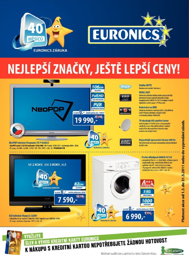 leták Euronics strana 1 leták Euronics strana 1