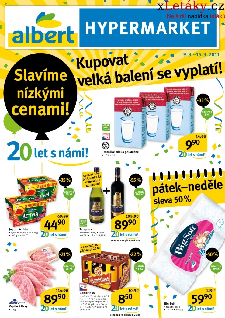leták Albert Hypermarket akční leták strana 1 leták Albert Hypermarket akční leták strana 1