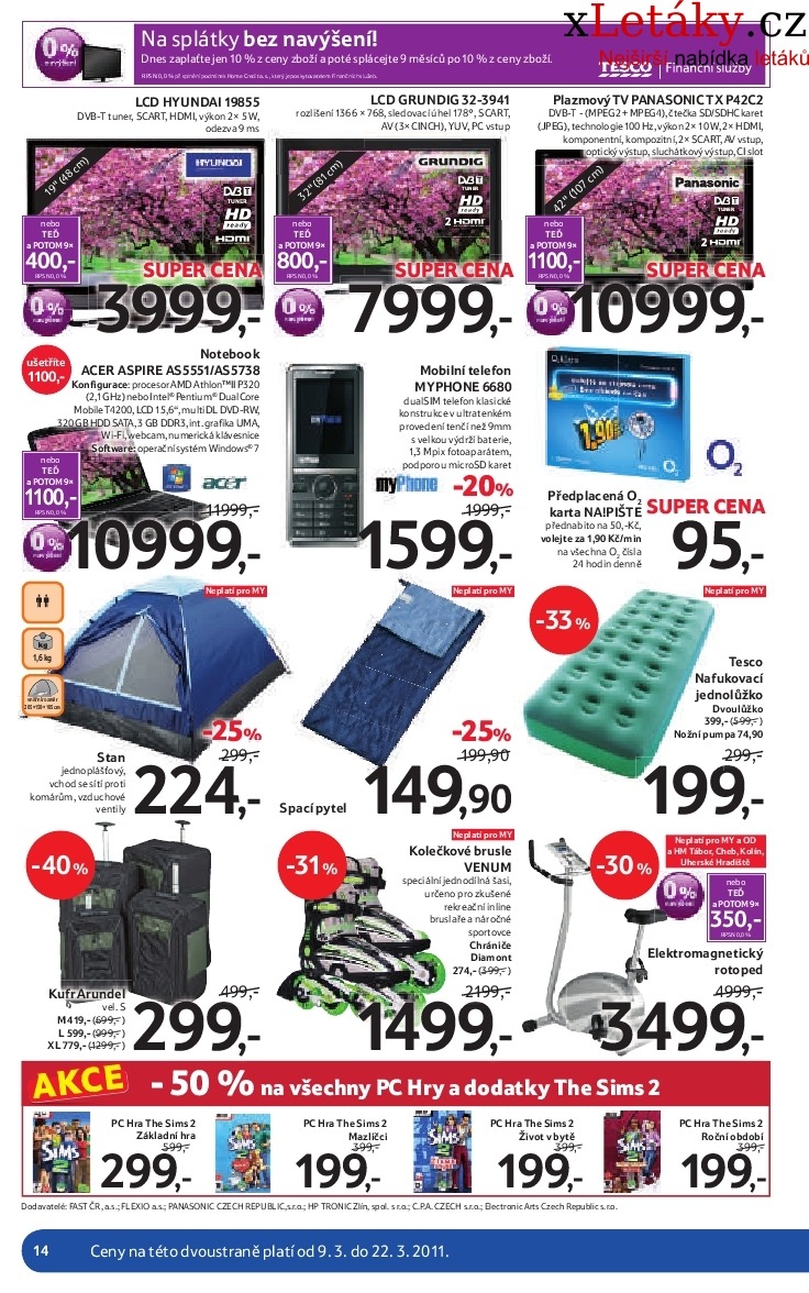 let�k Tesco aktu�ln� let�k strana 1