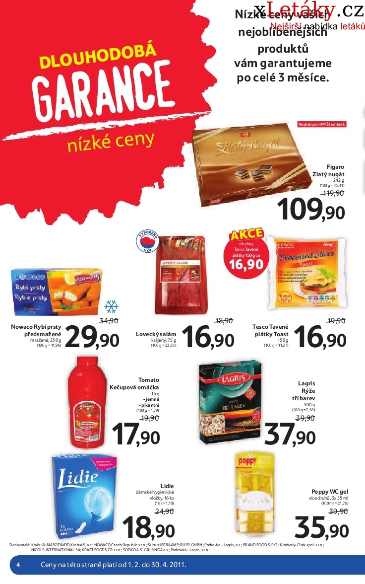 leták Tesco akční leták strana 1 leták Tesco akční leták strana 1