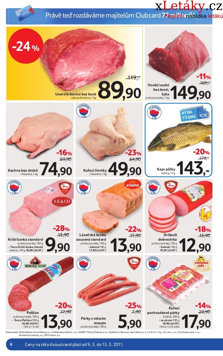 leták Tesco akční leták strana 1 leták Tesco akční leták strana 1