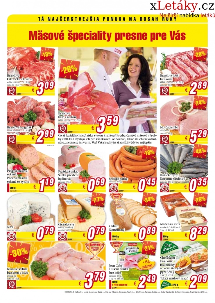 leták Billa leták strana 1 leták Billa leták strana 1