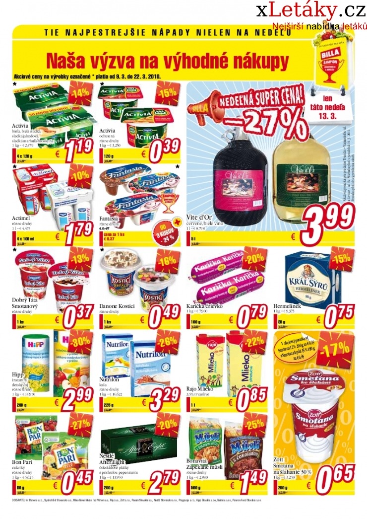 let�k Billa let�k strana 1