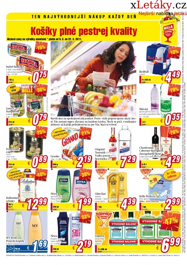 leták Billa leták strana 1 leták Billa leták strana 1