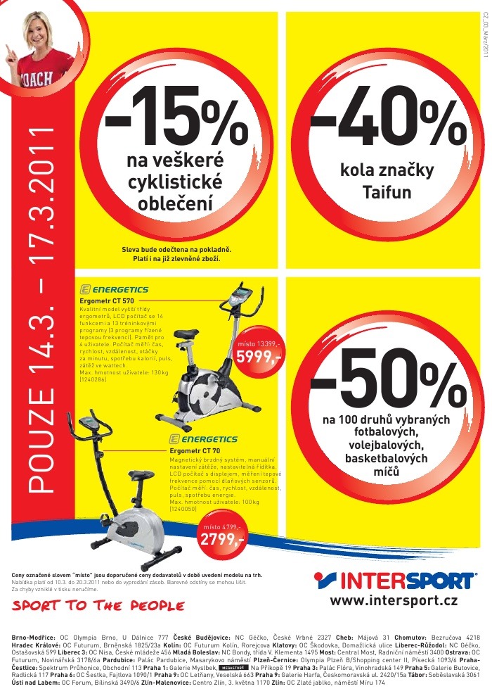leták Intersport strana 1 leták Intersport strana 1